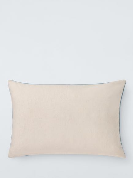 John Lewis Marcus Cushion, Blue Light - view 2, Blue Light