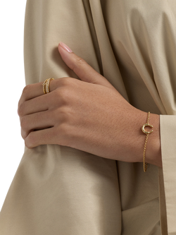 Astley Clarke Biography Horseshoe Bracelet, Gold - view 2, Gold