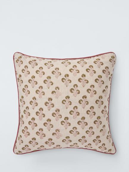 John Lewis Amiya Cushion, Pink, Pink