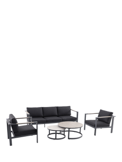 LG Outdoor Sanctuary 5-Seater Garden Lounging Set, Birch Grey, Birch Grey