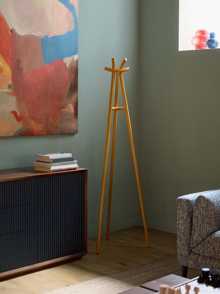 The Conran Shop Ikari Coat Stand, Mustard - view 2, Mustard