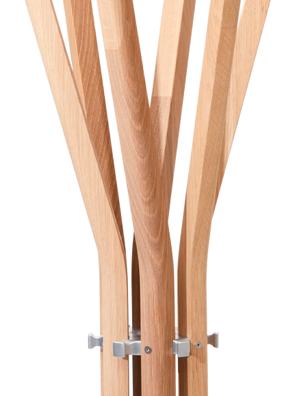 The Conran Shop Pirouette Coat Stand, Oak - view 2, Natural Oak