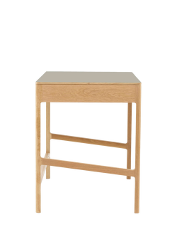 The Conran Shop Domus 2 Drawer Desk, 60cm, Oak - view 2, Oak Pebble