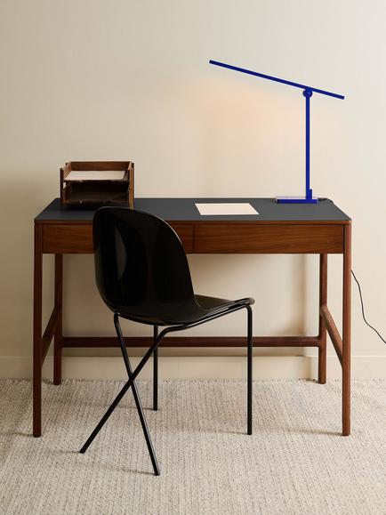 The Conran Shop Domus 2 Drawer Desk, 60cm, Walnut - view 2, Walnut Charcoal