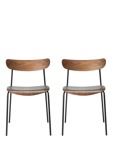 The Conran Shop Orby Dining Chair, Walnut, Set of 2, Walnut