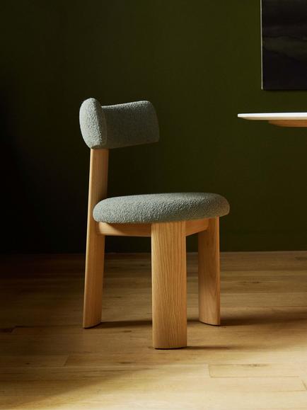 The Conran Shop Pip Dining Chair, Oak/Sage - view 2, Oak / Sage