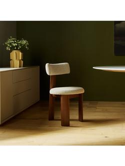 The Conran Shop Pip Dining Chair, Set of 2, Walnut/Natural - view 2, Walnut / Noisette