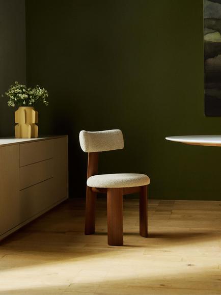 The Conran Shop Pip Dining Chair, Walnut Natural - view 2, Walnut / Noisette
