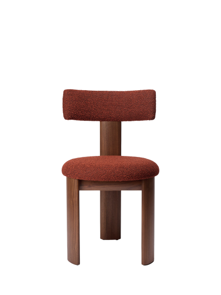 The Conran Shop Pip Dining Chair, Walnut Red, Walnut / Oxide Red