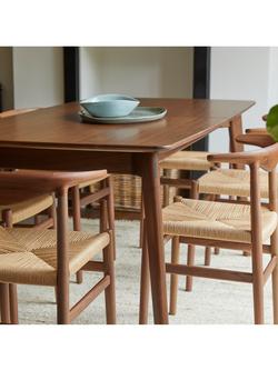 The Conran Shop Ninety 160-240cm Extending Dining Table, Walnut - view 2, Walnut