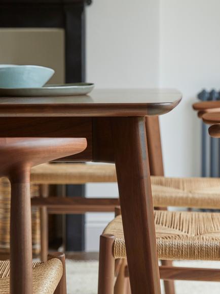 The Conran Shop Ninety 160-240cm Extending Dining Table, Walnut - view 2, Walnut