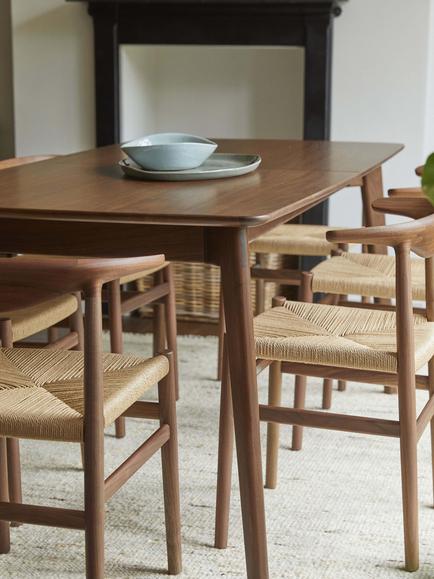 The Conran Shop Ninety 200-280cm Extending Dining Table, Walnut - view 2, Walnut