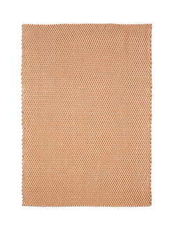 The Conran Shop Macrame Rug, Rust / Charcoal, L300 x W200 cm, Rust / Charcoal