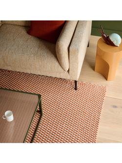 The Conran Shop Macrame Rug, Rust / Charcoal, L300 x W200 cm - view 2, Rust / Charcoal