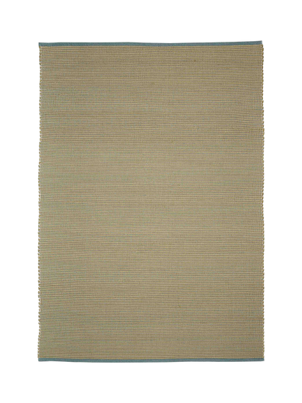 The Conran Shop Marlon Hand Woven Wool Rich Rug, Crimson, L300 x W200 cm, Green