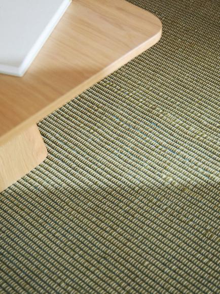 The Conran Shop Marlon Hand Woven Wool Rich Rug, Crimson, L300 x W200 cm - view 2, Green