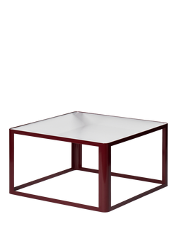 The Conran Shop Aspect 60cm Coffee Table, Burgundy, Burgundy