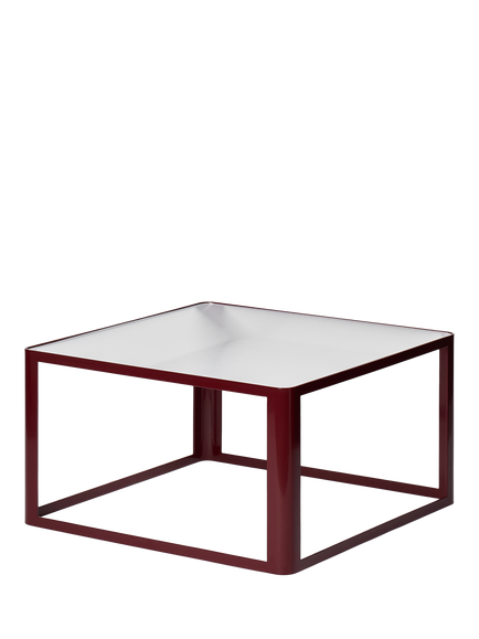 The Conran Shop Aspect 60cm Coffee Table, Burgundy, Burgundy