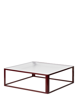 Neptune Aspect 90cm Coffee Table, Burgundy, Burgundy