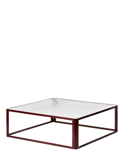 The Conran Shop Aspect 90cm Coffee Table, Burgundy, Burgundy