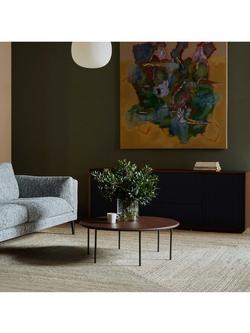 The Conran Shop Six Leg Coffee Table, 90cm, Marron Brown - view 2, Marron Brown