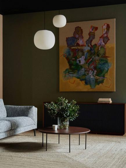 The Conran Shop Six Leg Coffee Table, 90cm, Marron Brown - view 2, Marron Brown