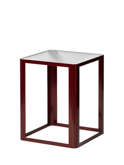 The Conran Shop Aspect Side Table, Burgundy, Burgundy