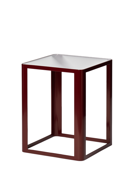 The Conran Shop Aspect Side Table, Burgundy, Burgundy