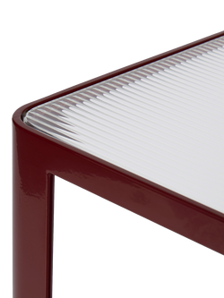 The Conran Shop Aspect Side Table, Burgundy - view 2, Burgundy