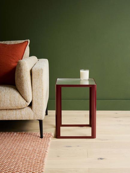 The Conran Shop Aspect Side Table, Burgundy - view 2, Burgundy