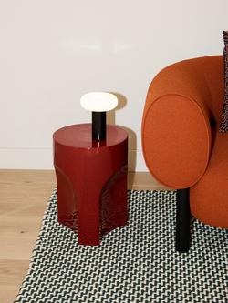 The Conran Shop Doric Side Table, Red - view 2, Red