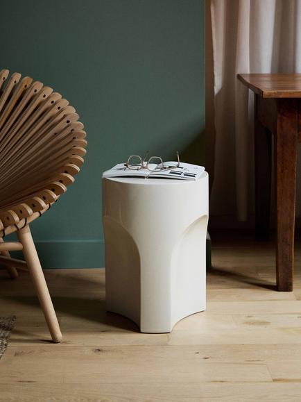 The Conran Shop Doric Side Table, White - view 2, White