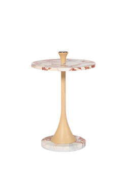 The Conran Shop Tamilla Side Table, Oak/Red, Red