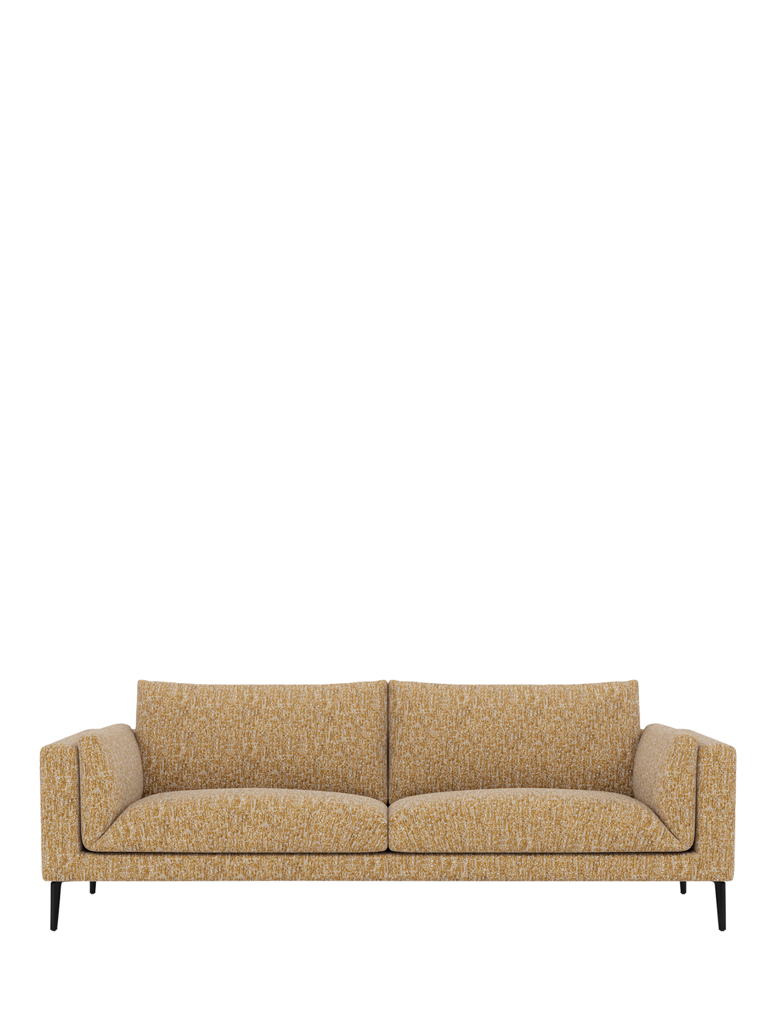 Dove Range, The Conran Shop Dove 3 Seater Sofa, Black Legs, Boho