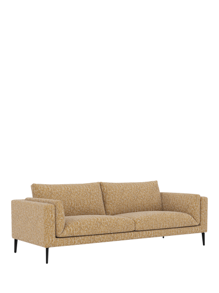 The Conran Shop Dove 3 Seater Sofa, Black Legs, Boho - view 2, Boho