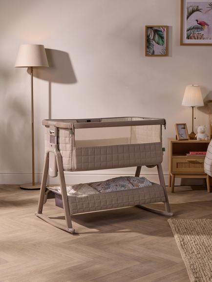 Tutti Bambini CoZee Sense Bedside Crib Starter Bundle, Cocoa - view 2, Cocoa