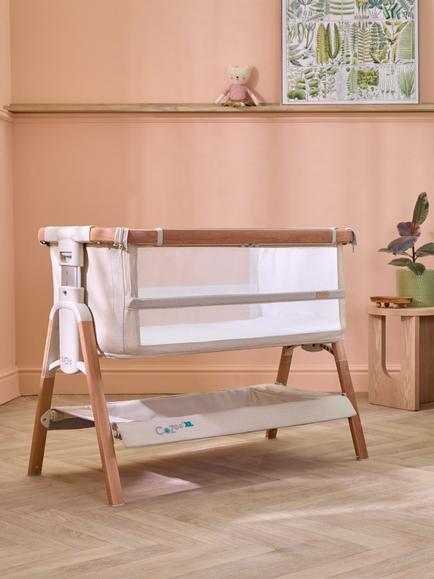 Tutti Bambini CoZee XL Complete Birth to 4 Years Package, Scandinavian Walnut/Ecru - view 2, Walnut/Ecru