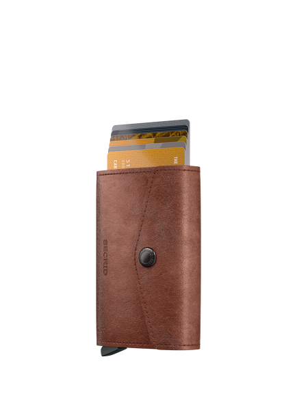 Secrid Envelope Wallet, Cognac - view 2, Cognac Brown