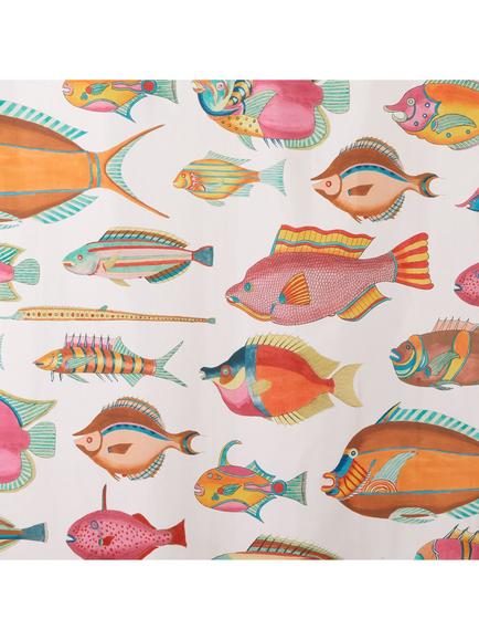 BlissHome Fantastical Fish Shower Curtain, Multi - view 2, Multi