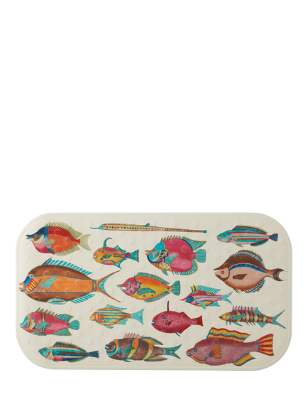 BlissHome Fantastical Fish In-Bath Mat, Multi