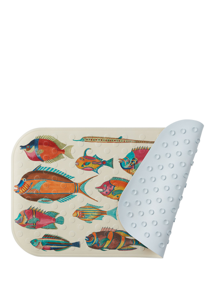 BlissHome Fantastical Fish In-Bath Mat - view 2, Multi