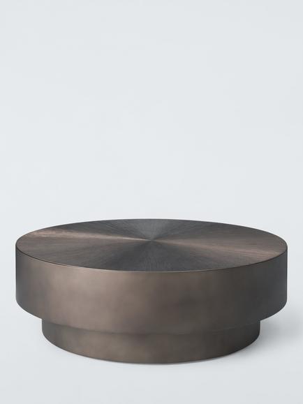 John Lewis Brandy Round Coffee Table, Bronze, Bronze