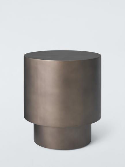 John Lewis Brandy Round Side Table, Bronze, Bronze