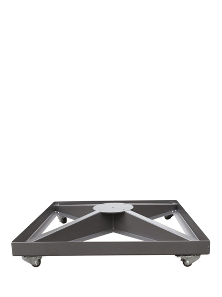 Bramblecrest Steel Cantilever Parasol Base with Wheels, Anthracite
