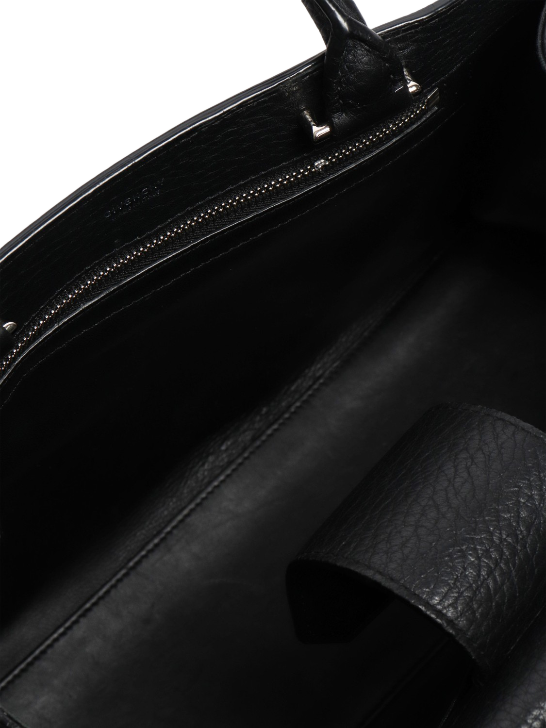 Product image 9 of 10, which shows Pre-loved Givenchy Obsedia Leather 2-Way Tote Bag, Black