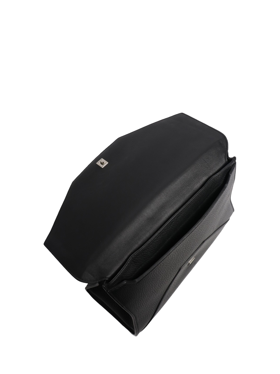 Product image 10 of 10, which shows Pre-loved Givenchy Obsedia Leather 2-Way Tote Bag, Black