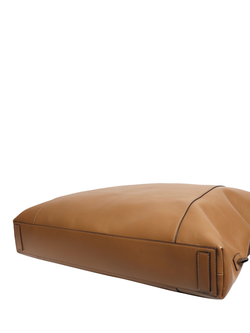 Product image 5 of 7, which shows Pre-loved Givenchy Antigona Large Leather 2-Way Bag, Tan