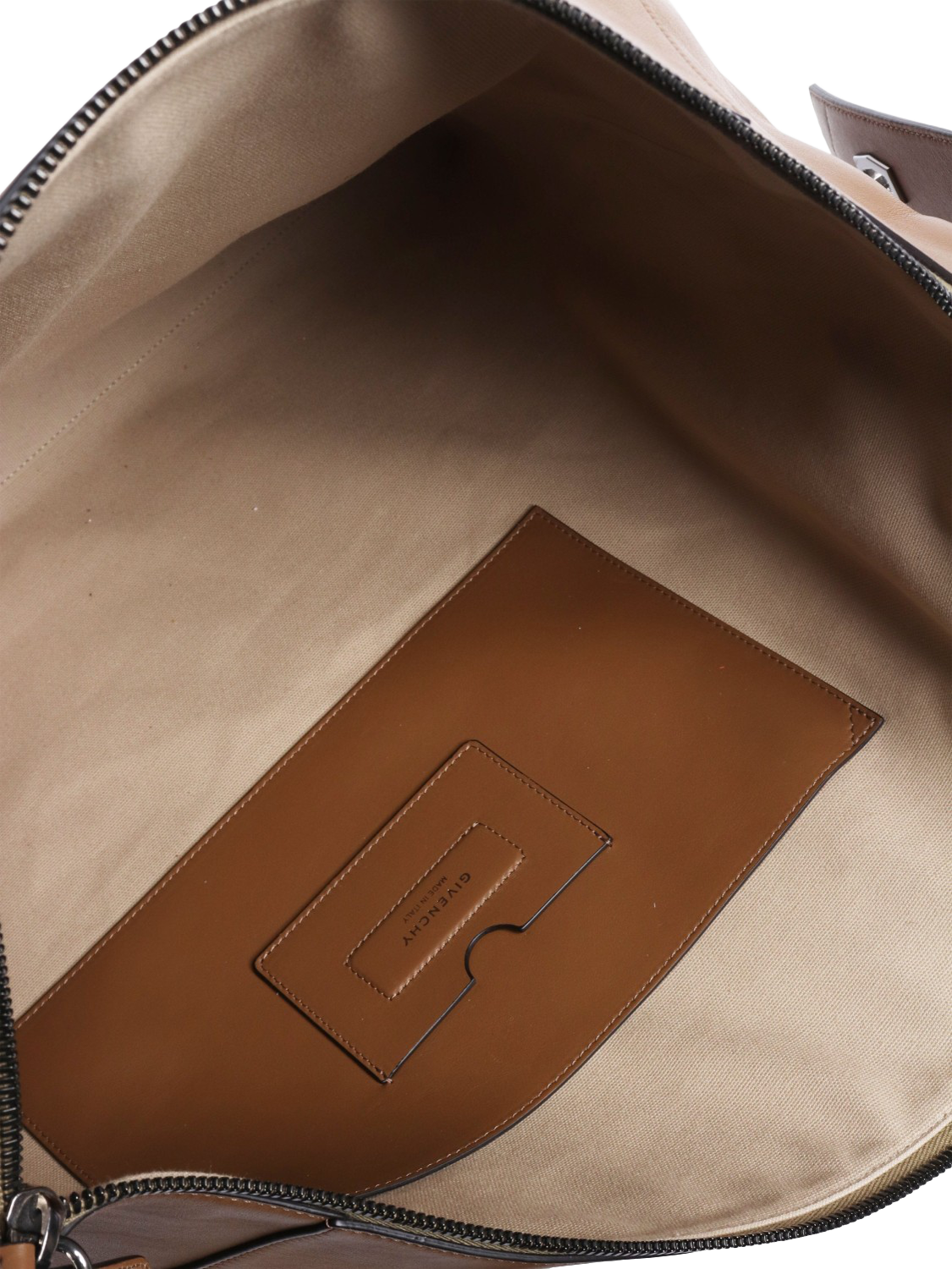 Product image 7 of 7, which shows Pre-loved Givenchy Antigona Large Leather 2-Way Bag, Tan