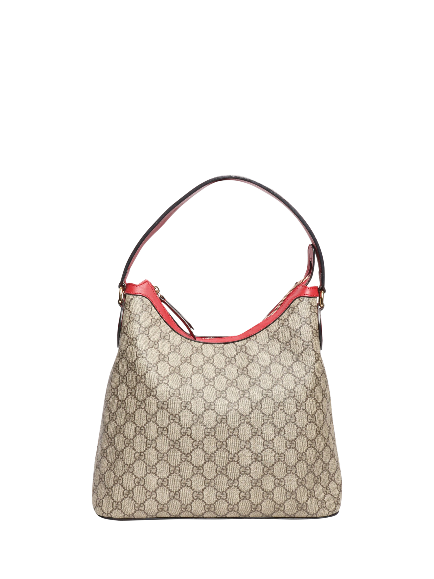 Product image 1 of 6, which shows Pre-loved GUCCI GG Supreme Canvas Bucket Bag, Brown