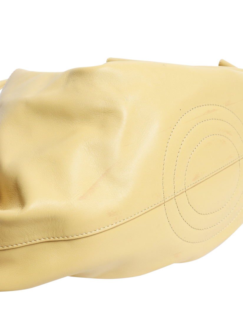 Product image 5 of 8, which shows Pre-loved LOEWE Paseo Leather 2-Way Bag, Yellow